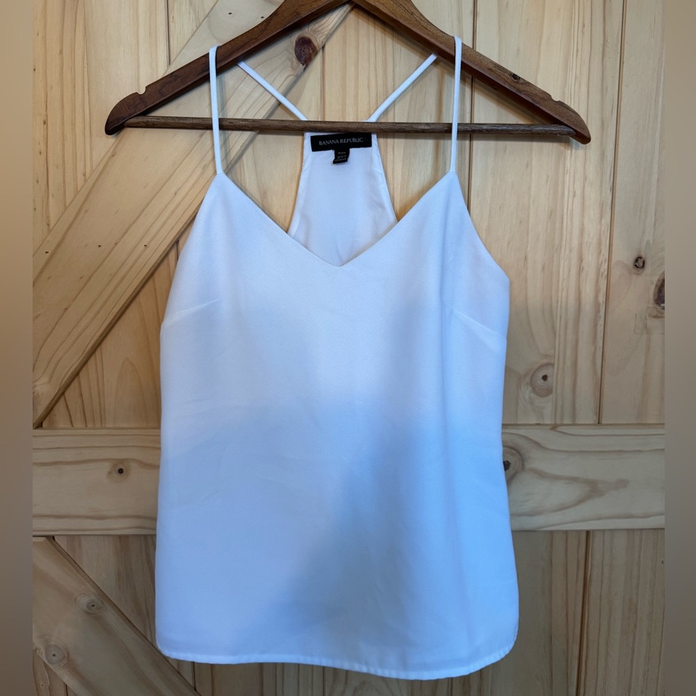 Banana Republic Sleek White Camisole